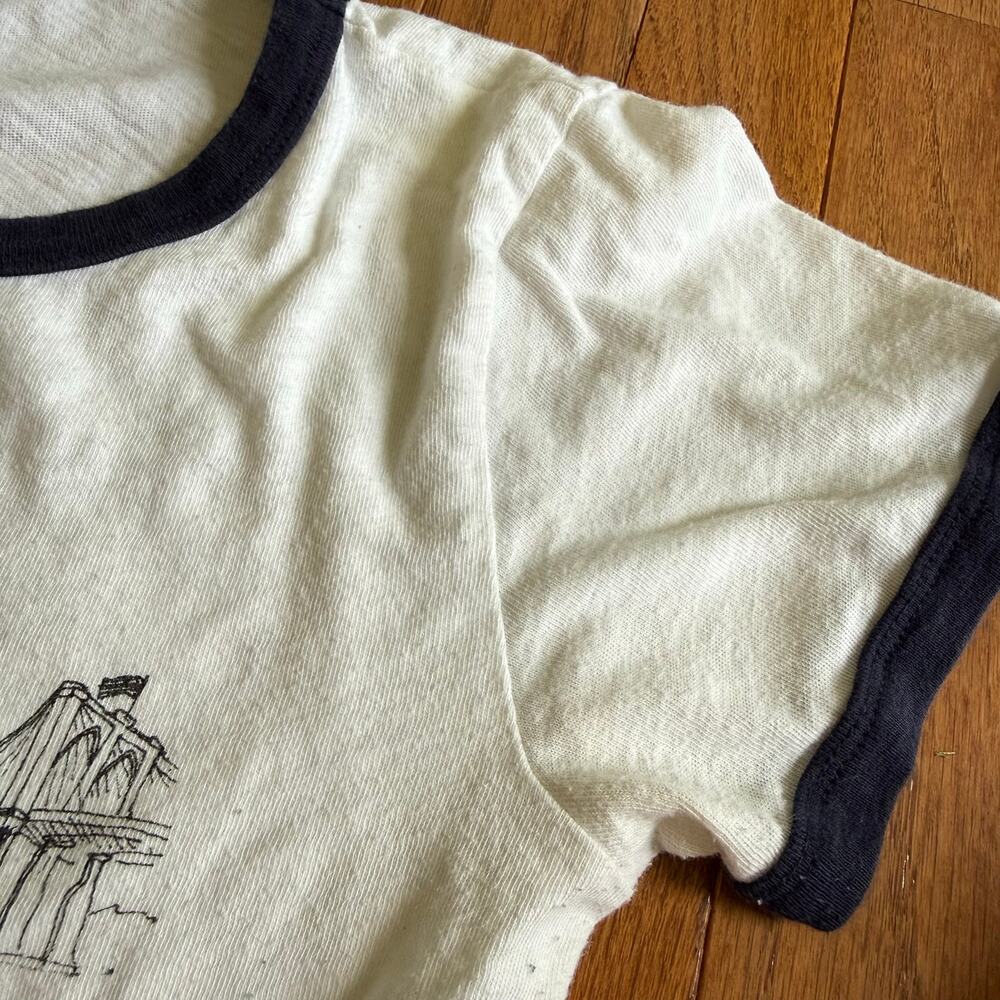 J. Crew | New York Graphic T-Shirt Preppy Summer Casual Cotton NYC Size Small - Picture 5 of 7